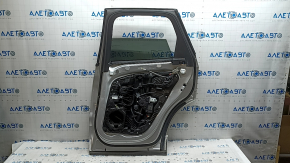 Ansamblu ușă spate dreapta Volvo XC60 18-26 Keyless, fumuriu, argintiu 711, garnitură cromată, zgârieturi pe garnituri, zgârieturi pe garnitură, ciobiri