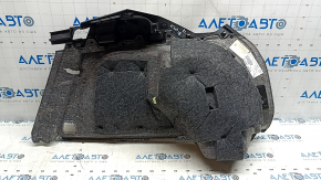 Ornament arc stânga Volvo XC60 18-26 negru sub brichetă și plasă, zgârieturi