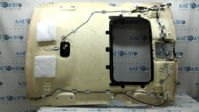 Căptușeală plafon Honda Accord 23-26 sub trapă, neagră, cute, suport conector defect