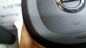 Airbag în volanul șoferului Volvo XC60 18-26 negru, zgârieturi, lovituri