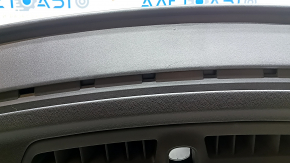 Bord față cu AIRBAG Volvo XC60 18-26 piele neagră sub proeminență, zgârieturi, închidere ruptă, fisură