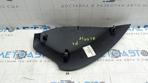 Ornament panou frontal stânga Volvo XC60 18-26 negru, zgâriat