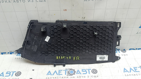 Ornament lateral consolei centrale, dreapta spate, Volvo XC60 18-26, negru, superior, elemente de fixare rupte
