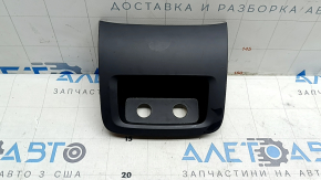 Ornament consolă centrală spate superioară Volvo XC60 18-26 negru, zgâriat