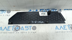 Ornamente laterale pentru consola centrală, stânga spate, Volvo XC60 18-26, negre, inferioare