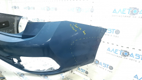Bara spate VW Jetta 22-26, nefinisată, albastră, zgârieturi, uzată, crăpată, elemente de fixare rupte, fragmente de elemente de fixare lipsă, elemente de fixare deformate
