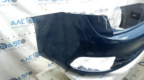 Bara spate VW Jetta 22-26, nefinisată, albastră, zgârieturi, uzată, crăpată, elemente de fixare rupte, fragmente de elemente de fixare lipsă, elemente de fixare deformate