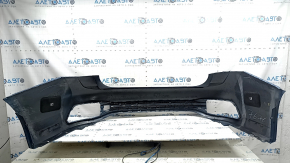 Bara spate VW Jetta 22-26, nefinisată, albastră, zgârieturi, uzată, crăpată, elemente de fixare rupte, fragmente de elemente de fixare lipsă, elemente de fixare deformate