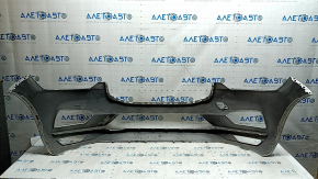 Bara față neaderentă Volvo XC60 18-21 fără asistență la parcare și spălătoare faruri, argintie, găuri nemontate din fabrică, crăpătură