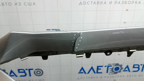 Bara față neaderentă Volvo XC60 18-21 fără asistență la parcare și spălătoare faruri, argintie, găuri nemontate din fabrică, crăpătură