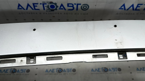 Bara față neaderentă Volvo XC60 18-21 fără asistență la parcare și spălătoare faruri, argintie, găuri nemontate din fabrică, crăpătură