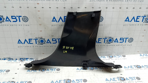 Ornament stâlp central stânga jos Volvo XC60 18-26 negru, suport rupt, zgârieturi