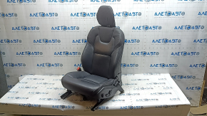 Сиденье водительское Volvo XC60 18-22 с airbag, электрическое, подогрев, кожа черная, с блоком управления, царапины, примято