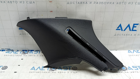 Ornament stâlp spate în spatele geamului dreapta Volvo XC60 18-26 negru, zgârieturi