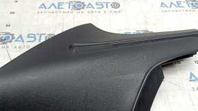 Ornament stâlp spate în spatele geamului dreapta Volvo XC60 18-26 negru, zgârieturi