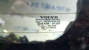 Hayon gol cu geam Volvo XC60 18-26 cu cablaj, fumuriu, argintiu 711, zgârieturi pe geam