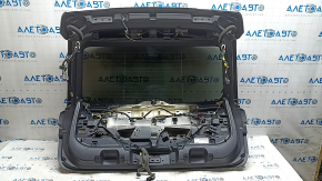 Hayon gol cu geam Volvo XC60 18-26 cu cablaj, fumuriu, argintiu 711, zgârieturi pe geam