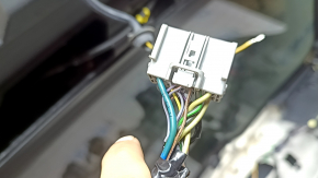 Hayon gol cu geam Volvo XC60 18-26 cu cablaj, fumuriu, argintiu 711, zgârieturi pe geam