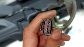 Hayon gol cu geam Volvo XC60 18-26 cu cablaj, fumuriu, argintiu 711, zgârieturi pe geam