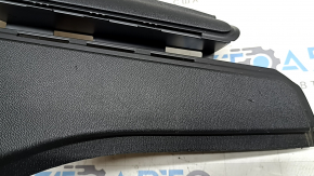 Ornament stâlp spate în spatele geamului stânga Volvo XC60 18-26 negru, zgârieturi