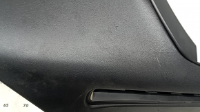 Ornament stâlp spate în spatele geamului stânga Volvo XC60 18-26 negru, zgârieturi