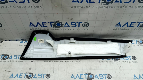 Pernă laterală pentru al doilea rând de scaune, dreapta, Volvo XC60 18-26, piele neagră