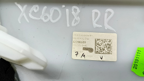 Pernă laterală pentru al doilea rând de scaune, dreapta, Volvo XC60 18-26, piele neagră
