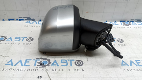 Зеркало боковое левое в сборе Volvo XC60 18-26 14 пинов, поворотник, автозатемнение, подогрев, BSM, серебро, царапины, тычка