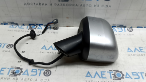 Зеркало боковое правое в сборе Volvo XC60 18-26 14 пинов, поворотник, автозатемнение, подогрев, BSM, серебро, царапина, тычки