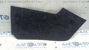 Ornament lateral consolei centrale, față dreapta, Volvo XC60 18-26, negru, fixare ruptă