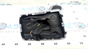 Buton schimbător cutie automată cu capac VW Jetta 22-26, piele neagră, cu iluminare din spate