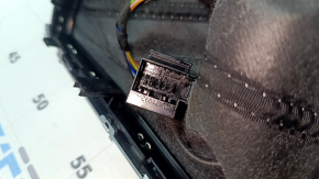 Buton schimbător cutie automată cu capac VW Jetta 22-26, piele neagră, cu iluminare din spate