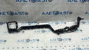 Ornamente panou față dreapta Volvo XC60 18-26 gri fier cu crom, elemente de fixare rupte, zgârieturi