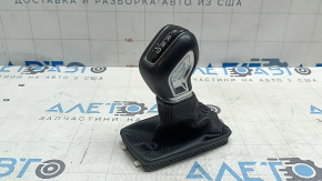 Ручка КПП Volvo XC60 20-21 T5, T6 кожа черная, с чехлом, потертости