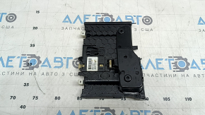 Cutie de buzunar pentru consolă centrală Volvo XC60 18-26, neagră cu crom, zgârieturi