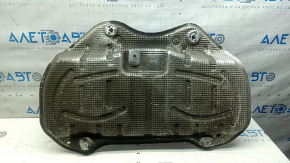 Scutul termic al tobei de eșapament a modelului Audi A3 22-26 este zdrobit, elementele de fixare sunt corodate