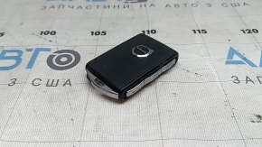 Cheie fără cheie Volvo XC60 18-26, 4 butoane, neagră, 433.92MHz, uzată, zgâriată