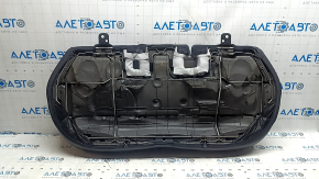 Pernă banchetă spate, rândul 2, Jeep Compass 22-26, piele gri, cusături albe + maro, perforație