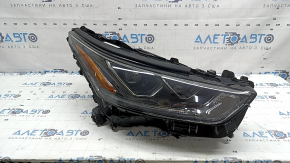 Фара передняя правая Toyota Highlander 20-26 LED+LED DRL светлая, желтит LED
