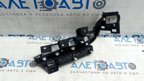 Накладка передней панели левая нижняя Jeep Compass 22-26 графит с хромом, мелкие царапины