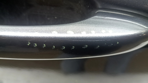 Дверь в сборе передняя правая Jeep Compass 17-26 keyless, графит PAU, царапины, царапины на молдинге, царапины на накладке