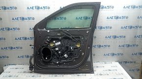 Дверь в сборе передняя правая Jeep Compass 17-26 keyless, графит PAU, царапины, царапины на молдинге, царапины на накладке