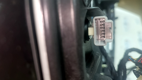 Дверь в сборе передняя правая Jeep Compass 17-26 keyless, графит PAU, царапины, царапины на молдинге, царапины на накладке