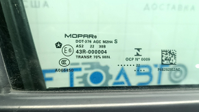Дверь в сборе передняя правая Jeep Compass 17-26 keyless, графит PAU, царапины, царапины на молдинге, царапины на накладке