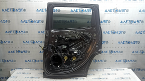 Дверь в сборе задняя правая Jeep Compass 17-26 тонировка, графит PAU царапины, царапины на молдинге