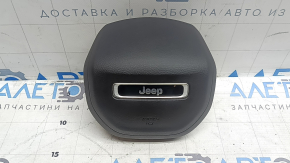 Подушка безопасности airbag в руль водительская Jeep Compass 22-26 черная, коррозия на эмблеме,