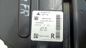 Фара передняя правая в сборе Jeep Compass 22-26 галоген + LED с креплением, скол, песок