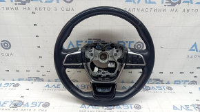 Volan fără volan Toyota Highlander 20-26, piele neagră, încălzit, cu butoane, zgârieturi, uzat