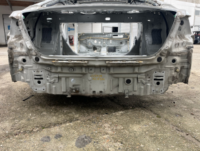 Задняя панель Honda Accord 18-22 hybrid на кузове, белая, коррозия