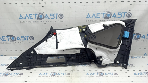 Накладка задней стойки правая Nissan Murano 25-26 черная, царапины